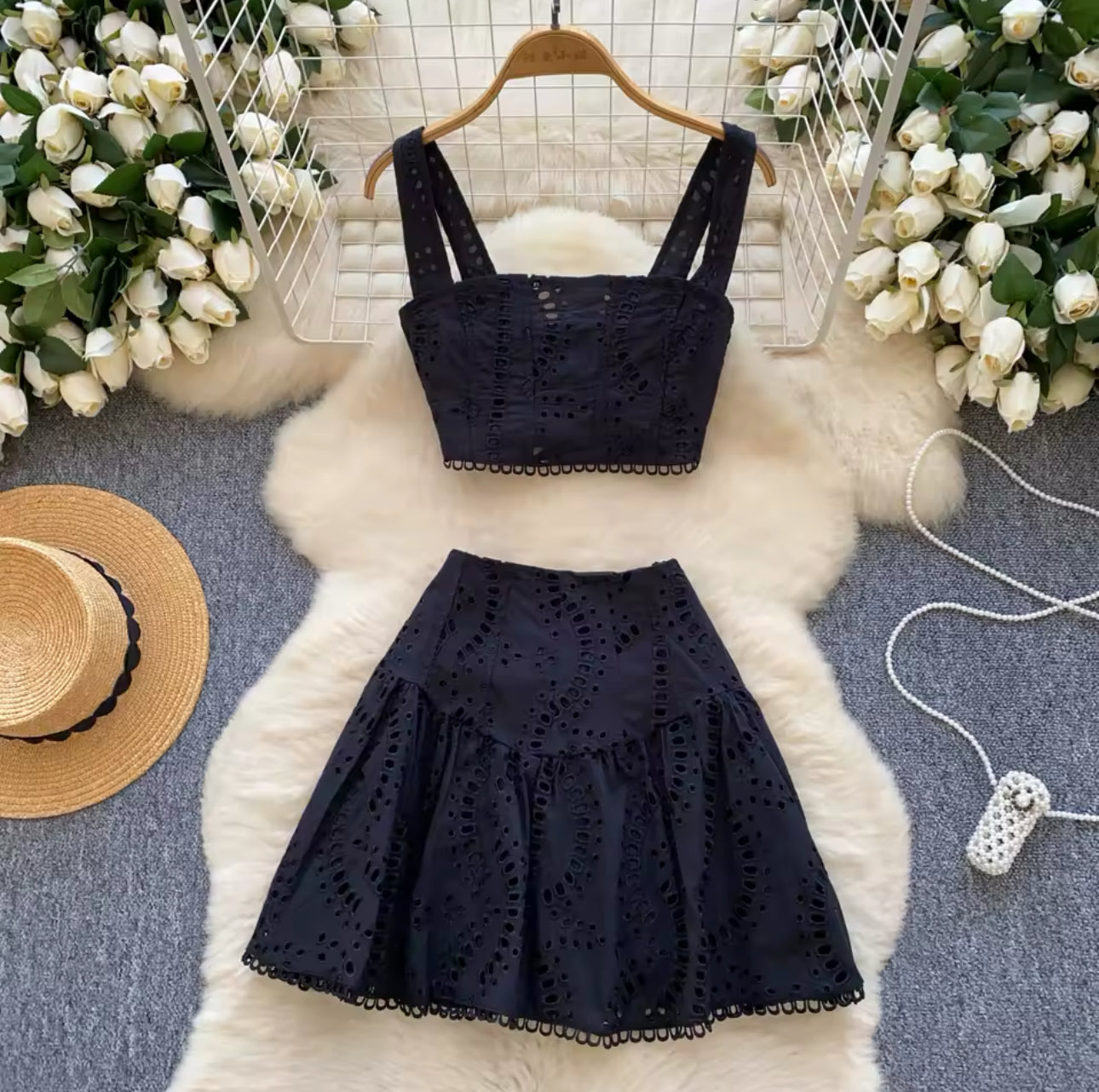 Crop Top Short Skirts